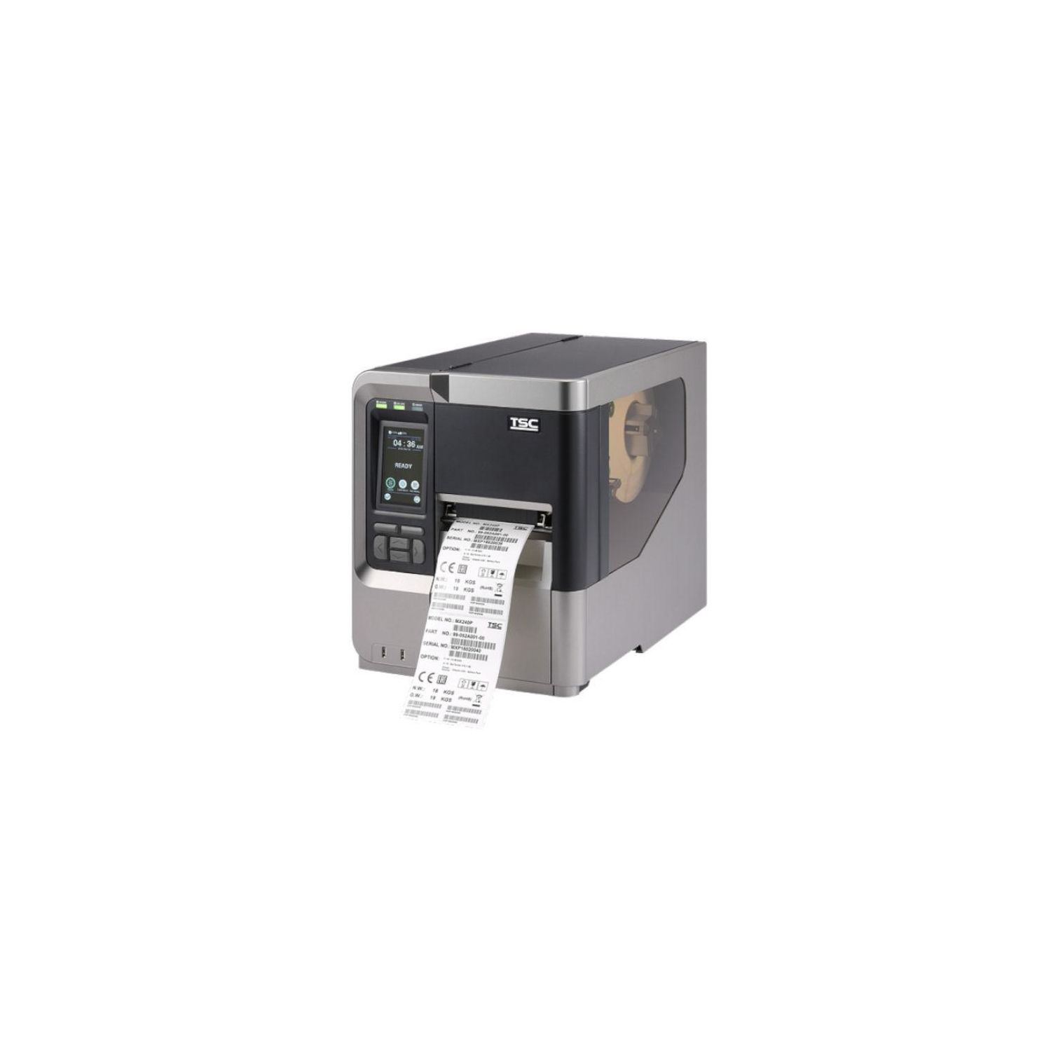TSC MX240P Series, 8 pts/mm (203 dpi), ré-enrouleur, RTC, écran, USB, RS232, Ethernet, TSPL-EZ, en kit (USB)