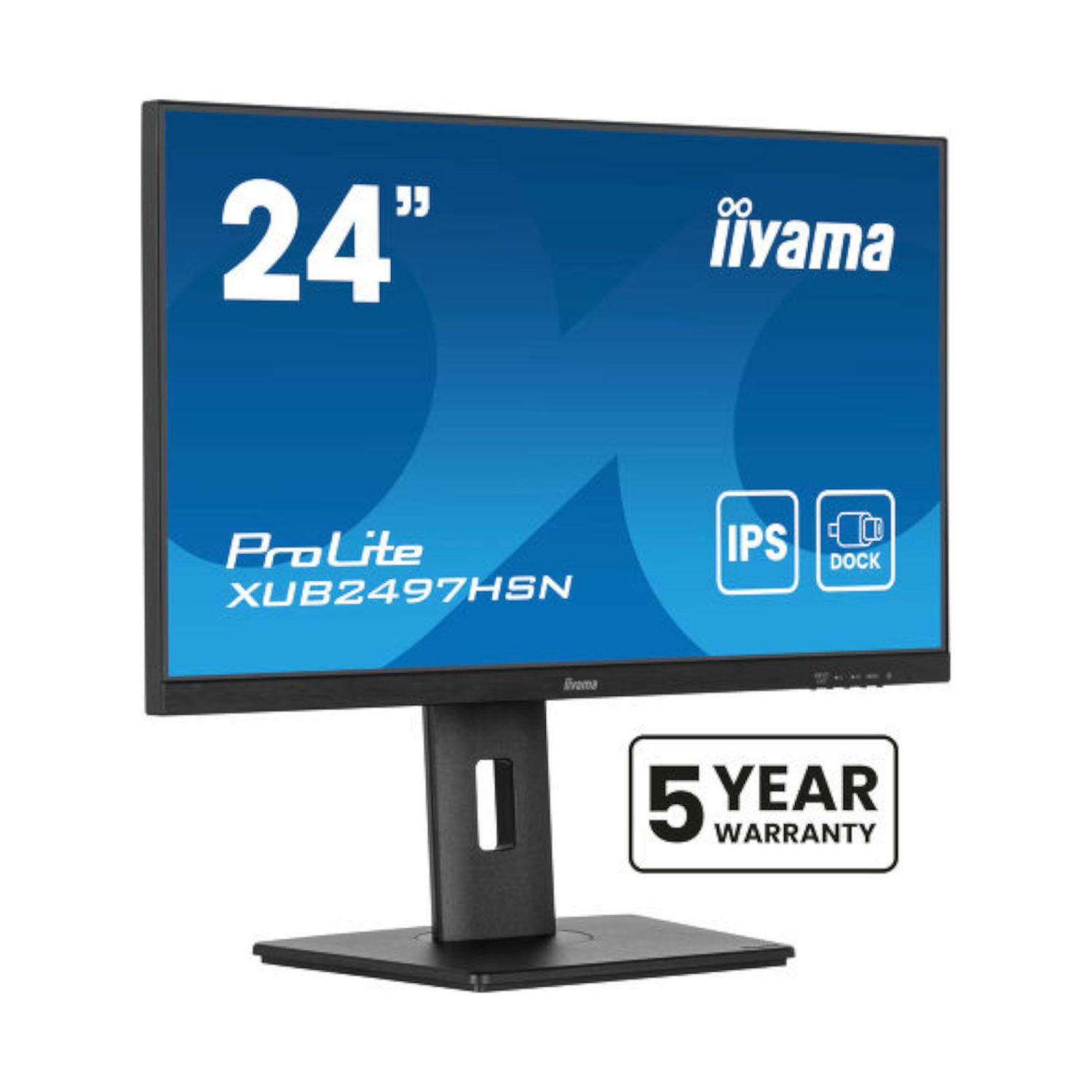 iiyama ProLite IPS 24'' avec USB-C dock et RJ45 ( LAN)