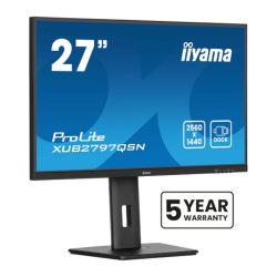 iiyama XUB2797QSN-B2, 68,6 cm (27''), USB, USB-C, Ethernet, en kit (USB), noir