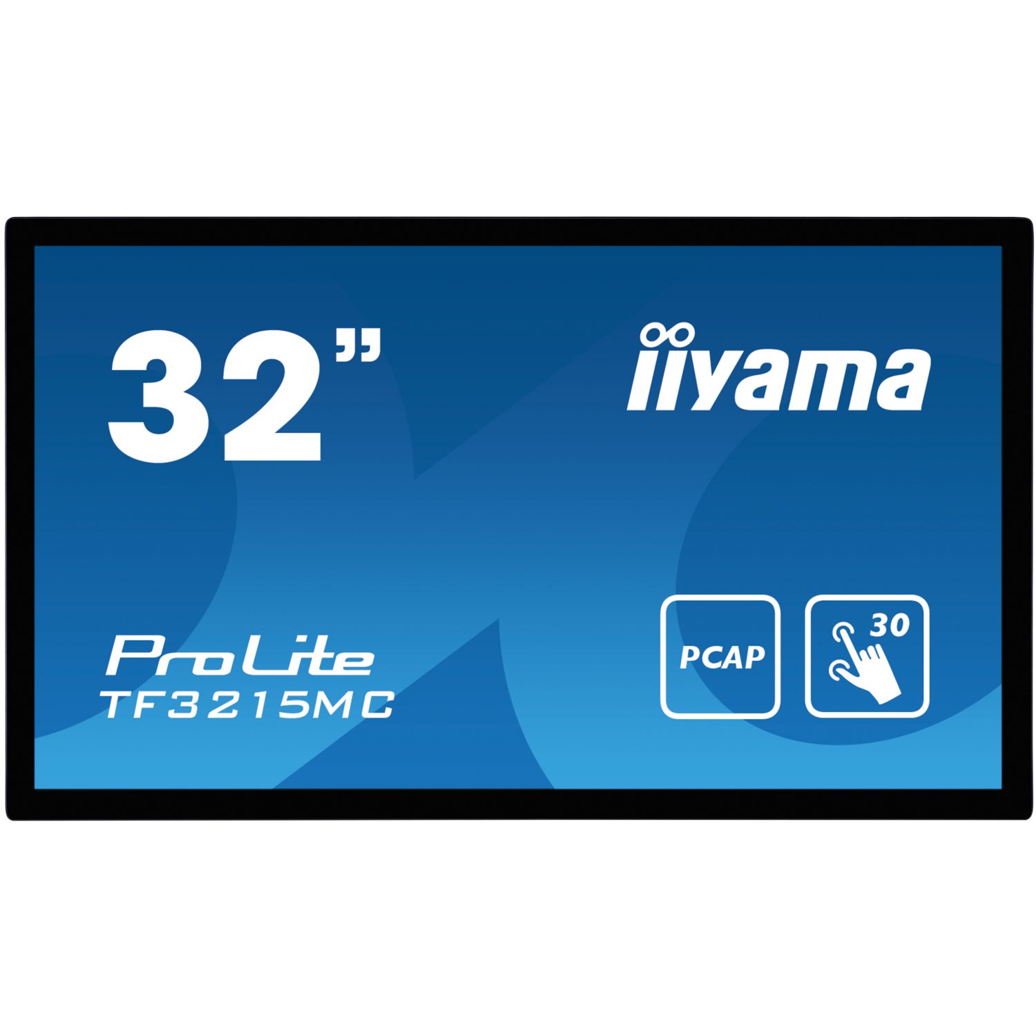iiyama TF3215MC-B2, 24/7, 80cm (31,5''), capacitif projeté, Full HD, en kit (USB), noir