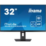 iiyama ProLite XUB3293UHSN-B5, 80cm (31,5''), 4K, USB, USB-C, Ethernet, en kit (USB), noir