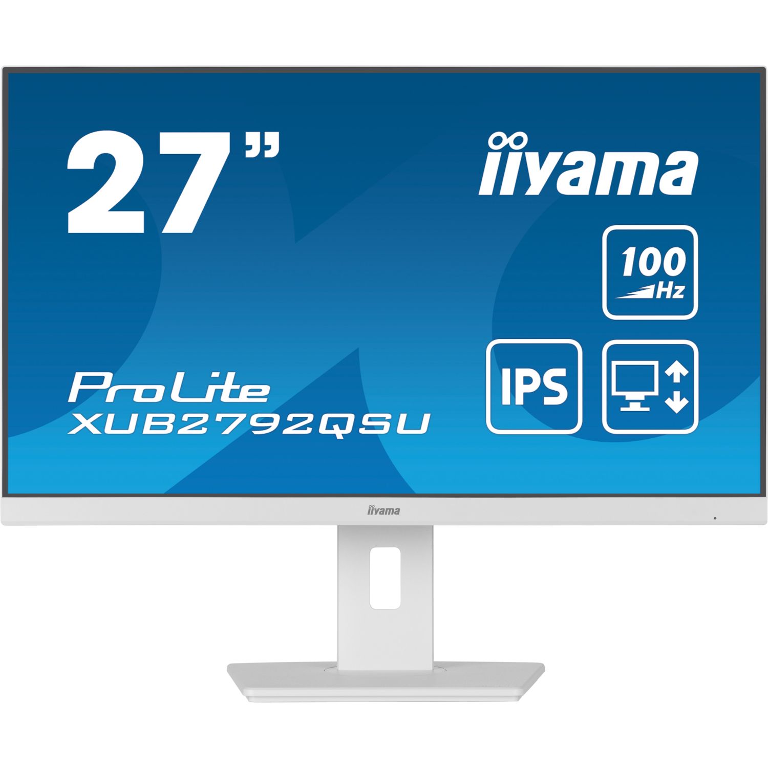 iiyama ProLite XUB2792QSU-W6, 68,6 cm (27''), USB, en kit (USB), blanc
