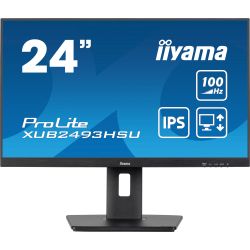 iiyama ProLite XUB2493HSU-B7, Full HD, USB, en kit (USB), noir