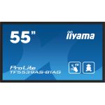 iiyama ProLite TF5539AS-B1AG, 24/7, 138,6 cm (54,6''), capacitif projeté, 4K, USB, RS232, Ethernet, Android, en kit (USB)