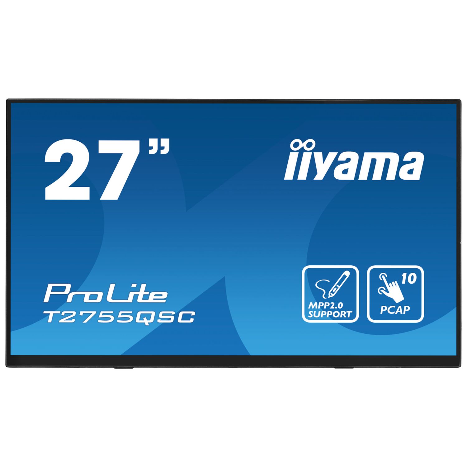 iiyama ProLite T2755QSC-B1, 68,6 cm (27''), capacitif projeté, USB, en kit (USB), noir