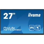 iiyama ProLite T2755MSC-B1, 68,6 cm (27''), capacitif projeté, Full HD, USB, en kit (USB), noir