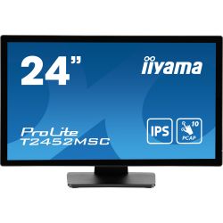 iiyama ProLite T2452MSC-B1, Full HD, USB, en kit (USB), noir