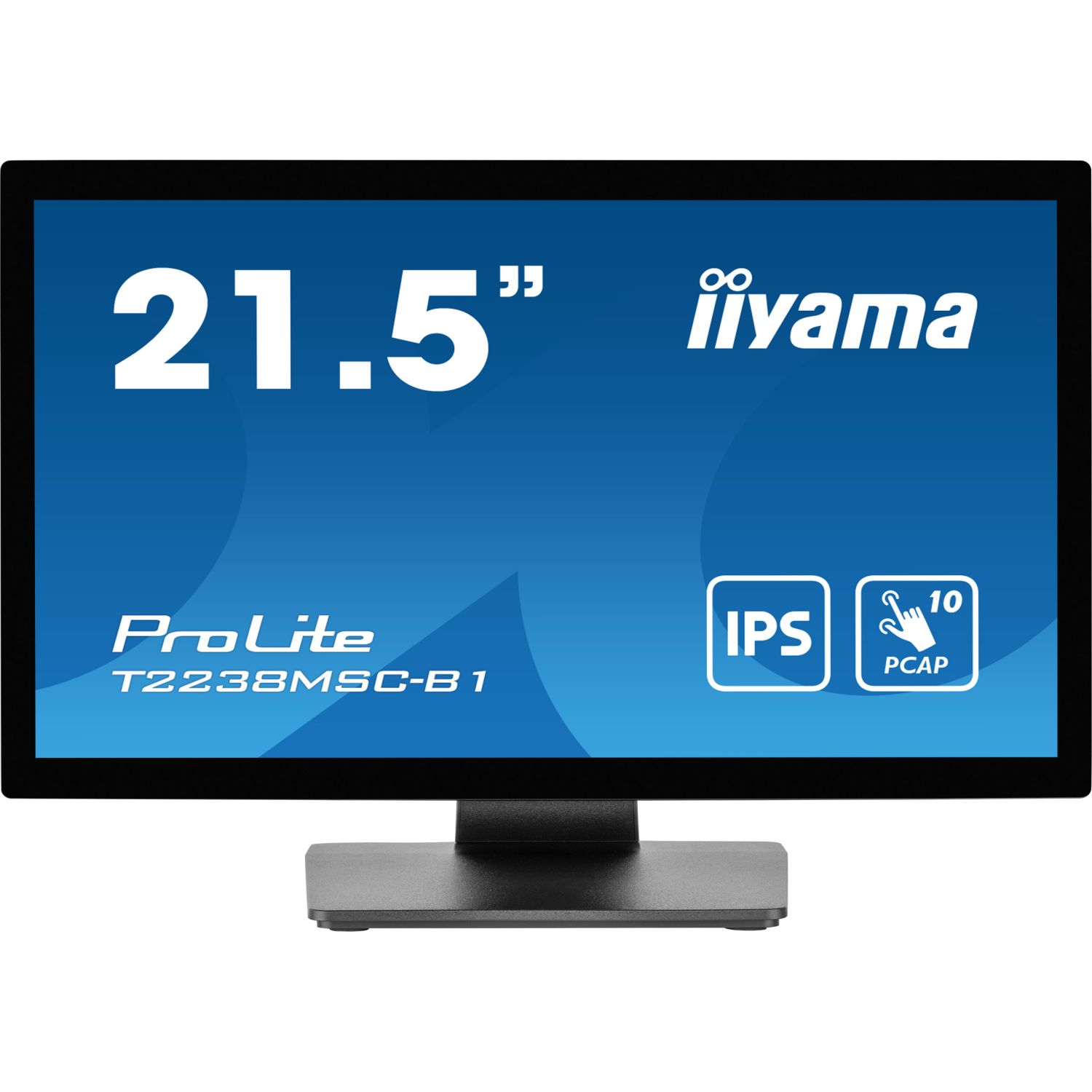 iiyama ProLite T22XX, 54,6 cm (21,5''), capacitif projeté, Full HD, USB, en kit (USB), noir