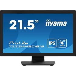 iiyama ProLite T22XX, 54,6 cm (21,5''), capacitif projeté, Full HD, en kit (USB), noir