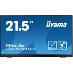 iiyama ProLite T22XX, 54,6 cm (21,5''), capacitif projeté, 10 pts, Full HD, USB, en kit (USB), noir