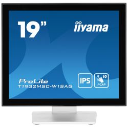 iiyama ProLite T1932MSC-W1SAG, 48,3 cm (19''), capacitif projeté, 10 pts, en kit (USB), noir, blanc