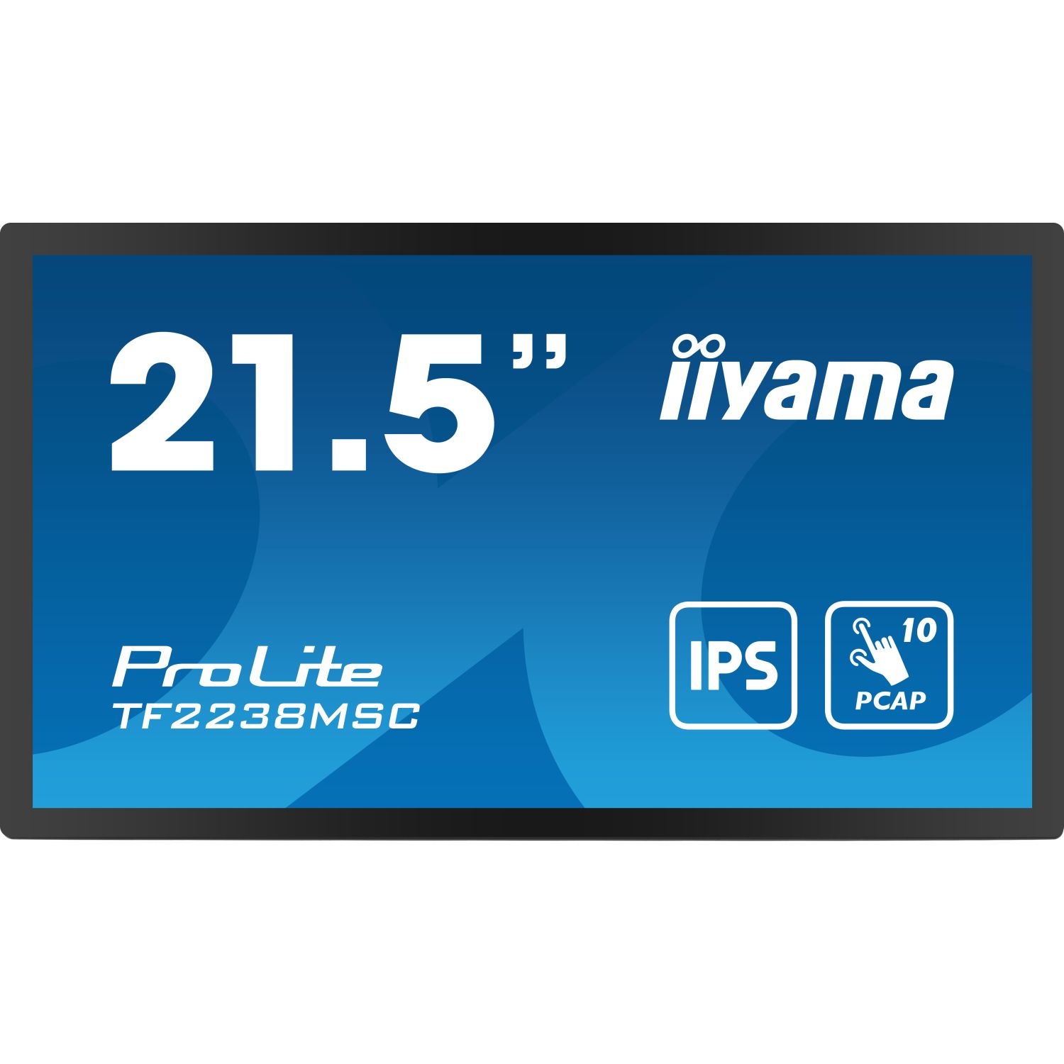 iiyama ProLite open-frame LCDs, 54,6 cm (21,5''), capacitif projeté, 10 pts, Full HD, USB, en kit (USB), noir