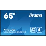 iiyama ProLite LH6560UHS-B2AG, 24/7, 164cm (64,6''), 4K, USB, RS232, Ethernet, WiFi, Android, en kit (RS232), noir