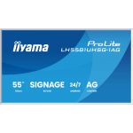 iiyama ProLite LH5581UHSG-1AG, 24/7, 138,6 cm (54,6''), 4K, USB, USB-C, RS232, Ethernet, WiFi, Android, en kit (RS232)
