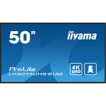 iiyama ProLite LH5075UHS-B1AG, 125,7 cm (49,5''), 4K, USB, RS232, Ethernet, WiFi, Android, en kit (RS232), noir