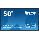 iiyama ProLite LH5041UHS-B2AG, 24/7, 4K, USB, RS232, Ethernet, en kit (RS232), noir