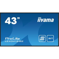 iiyama ProLite LE4341S-B2, Full HD, USB, RS232, Ethernet, en kit (RS232), noir