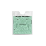 Pochettes adhésives pour vignette assurance auto