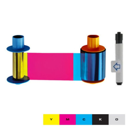 Ruban couleur YMCKO HID Fargo DTC1500 - 700 faces