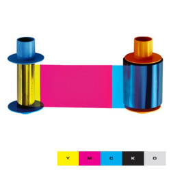 Ruban couleur YMCKO HID Fargo DTC4500e 700 faces