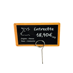 Piques en inox 7,5 cm pour étiquettes de prix edikio