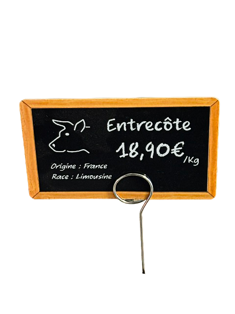 Piques en inox 7,5 cm pour étiquettes de prix edikio