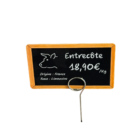 Piques en inox 7,5 cm pour étiquettes de prix edikio (x100)