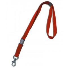 Cordon sécurisé 15mm plat rouge