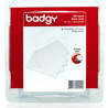 Pack 100 cartes PVC 0.76 mm Evolis Badgy100, badgy 200