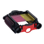 Kit 1 ruban YMCKO 100 faces + 1 kit de nettoyage EVOLIS Badgy