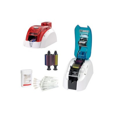 Rubans certifiés pour imprimante badges, cartes Evolis Pebble, Dualys