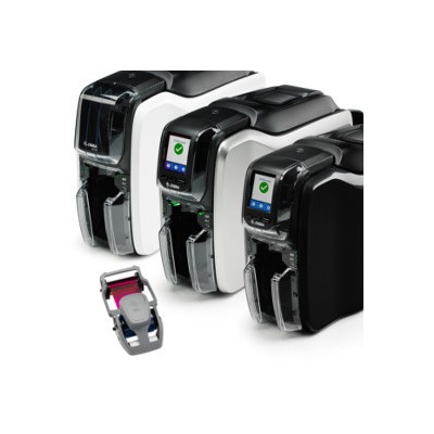 Rubans certifiés imprimantes cartes, badges Zebra ZC100, ZC300, ZC350
