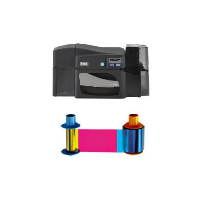 Rubans certifiés imprimantes badges HID Fargo DTC4500 et DTC4500E