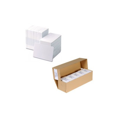 Qualité premium des cartes vierges blanches PVC, PET, 0.76 mm, 0.50 mm