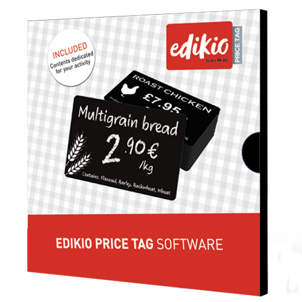 Logiciel edikio price tag