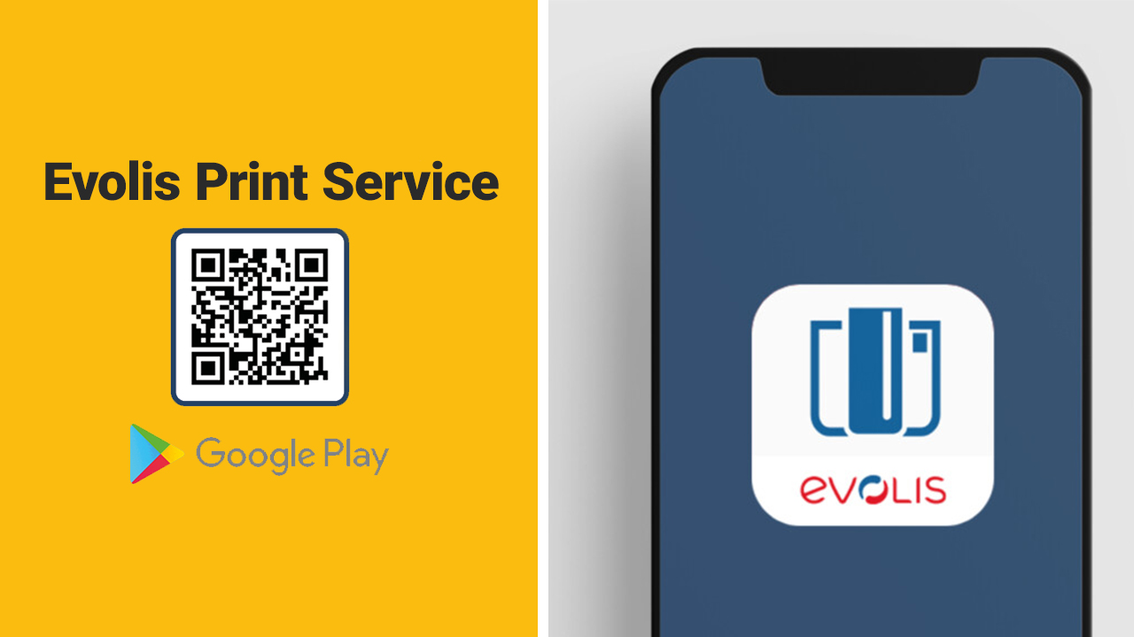 Evolis Print Service pour imprimante cartes | Disponible sur Android