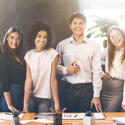 Equipe d'une entreprise