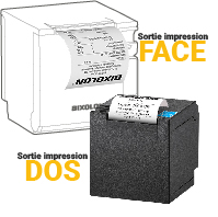 illustration sortie impression tickets et reçus imprimante tickets BIXOLON SRP-Q200