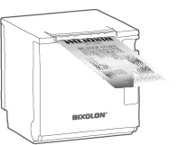 illustration vitesse d'impression imprimante tickets BIXOLON SRP-Q200
